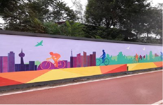 北流墙体彩绘-围墙