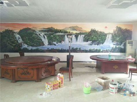 北流墙绘-写实风景