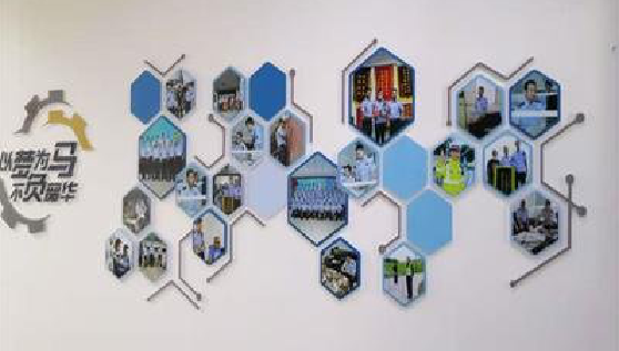 北流文化墙最常见的做法。