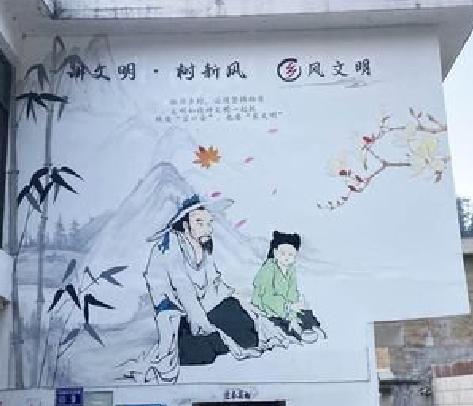 北流分享几个墙绘保养知识。